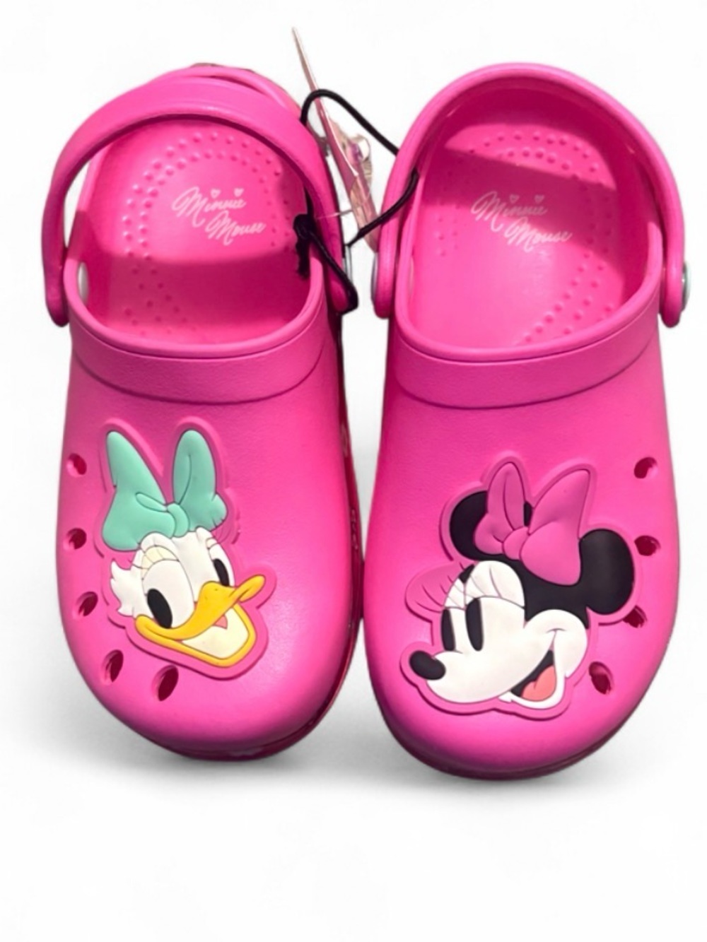 Kids Minnie & Daisy Pink Slip-On Clog Sandals